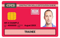 Red trainee card